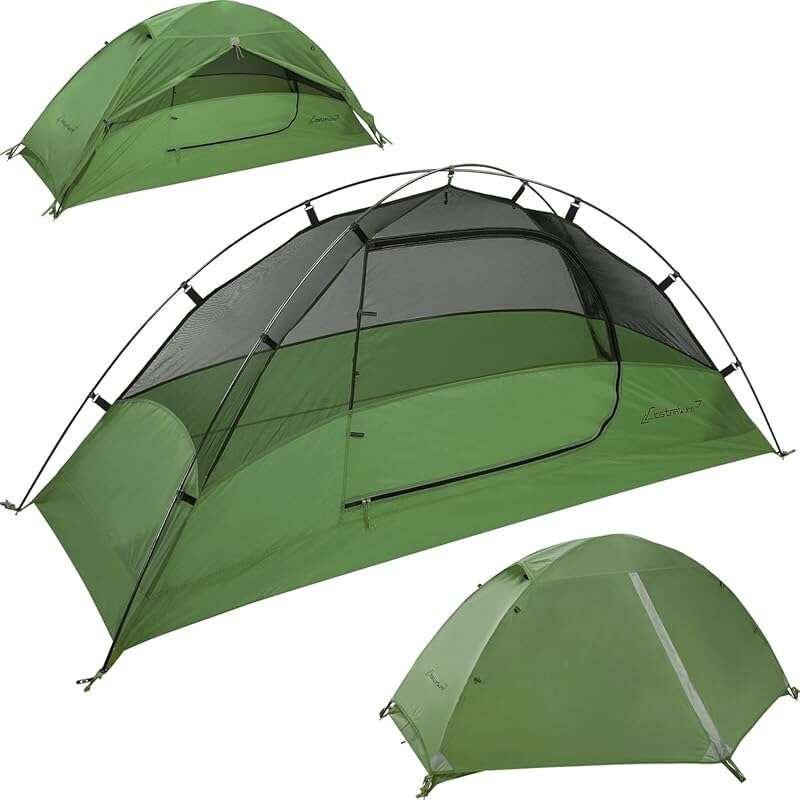 Clostnature Ultralight Waterproof Backpacking Tent – Easy Setup for 1-