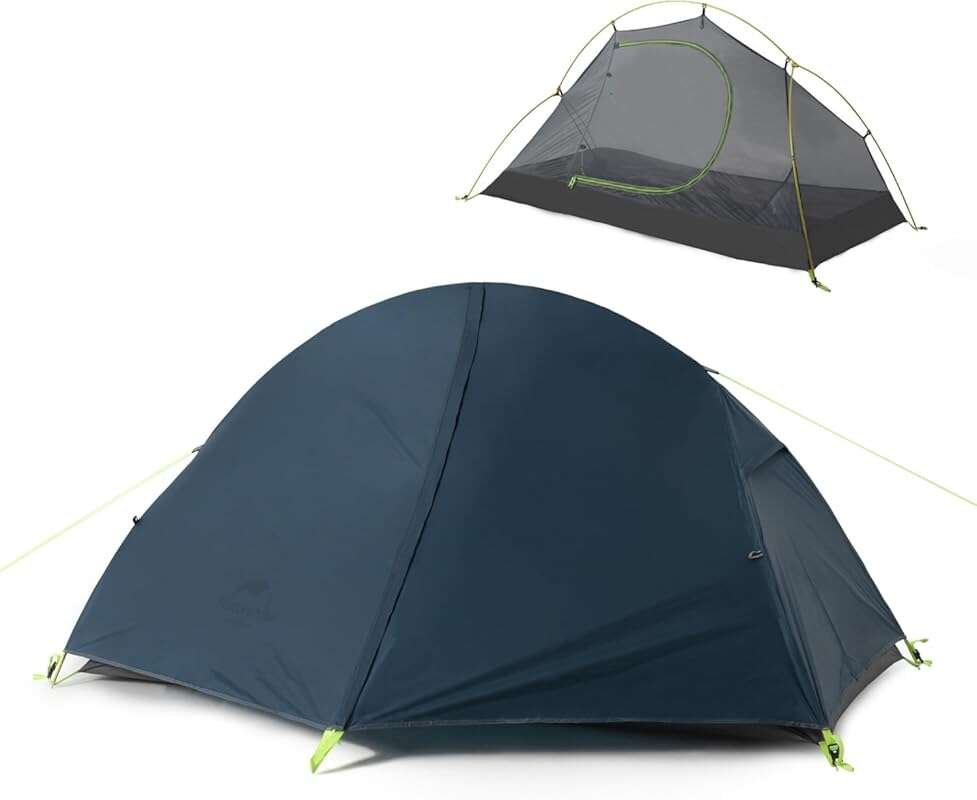 Lightweight Waterproof 1 Person Backpacking Tent with Footprint for Hi