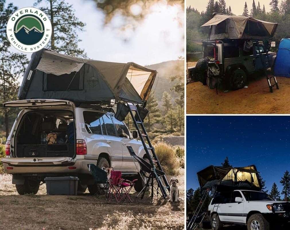 Overland Vehicle Systems Bushveld II Hard Shell Roof Top Tent – 2 Pers