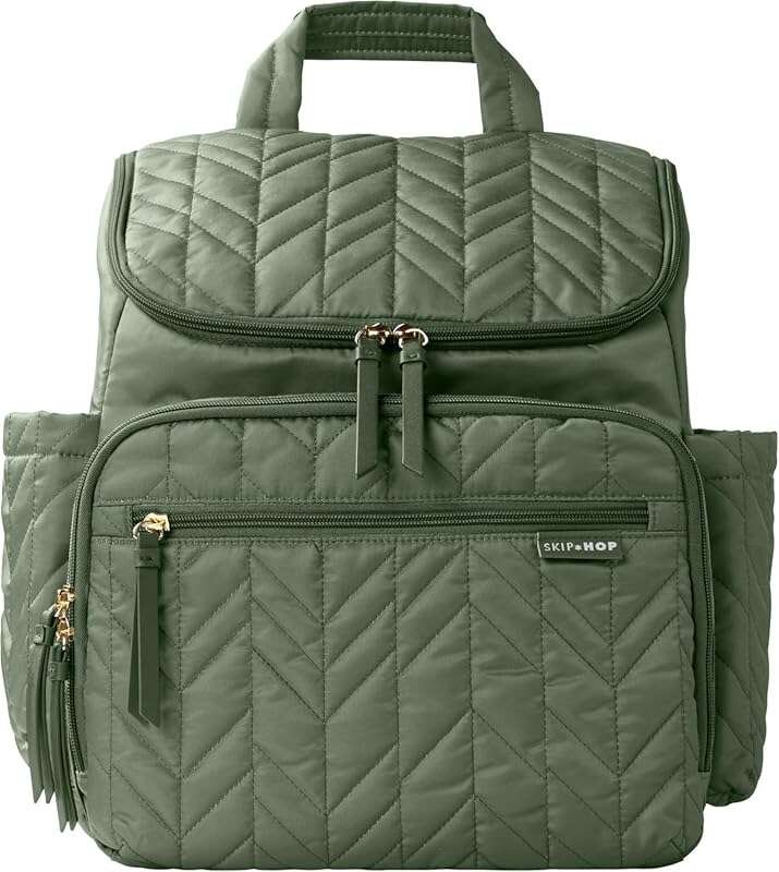 Skip Hop Forma Diaper Bag Backpack: Multi-Function Baby Travel Bag wit