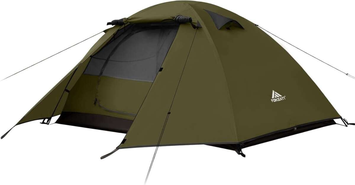 Forceatt 2/3/4 Person Camping Tent: Waterproof, Windproof Lightweight