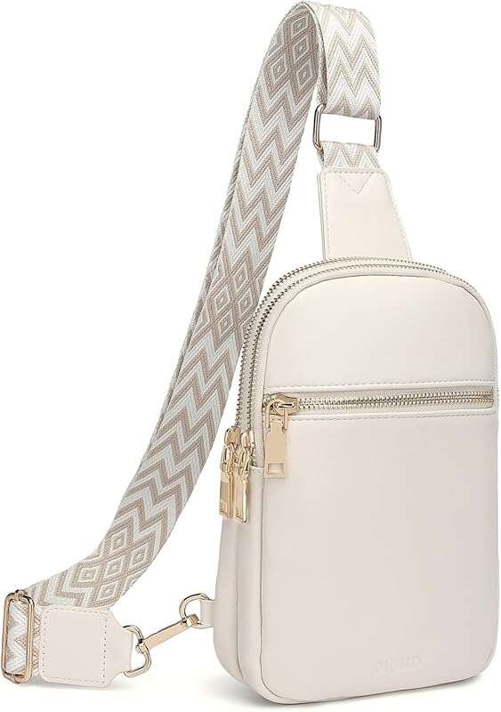 DIOMO Anti Theft Sling Bag for Women, Trendy RFID Crossbody Vegan Leat