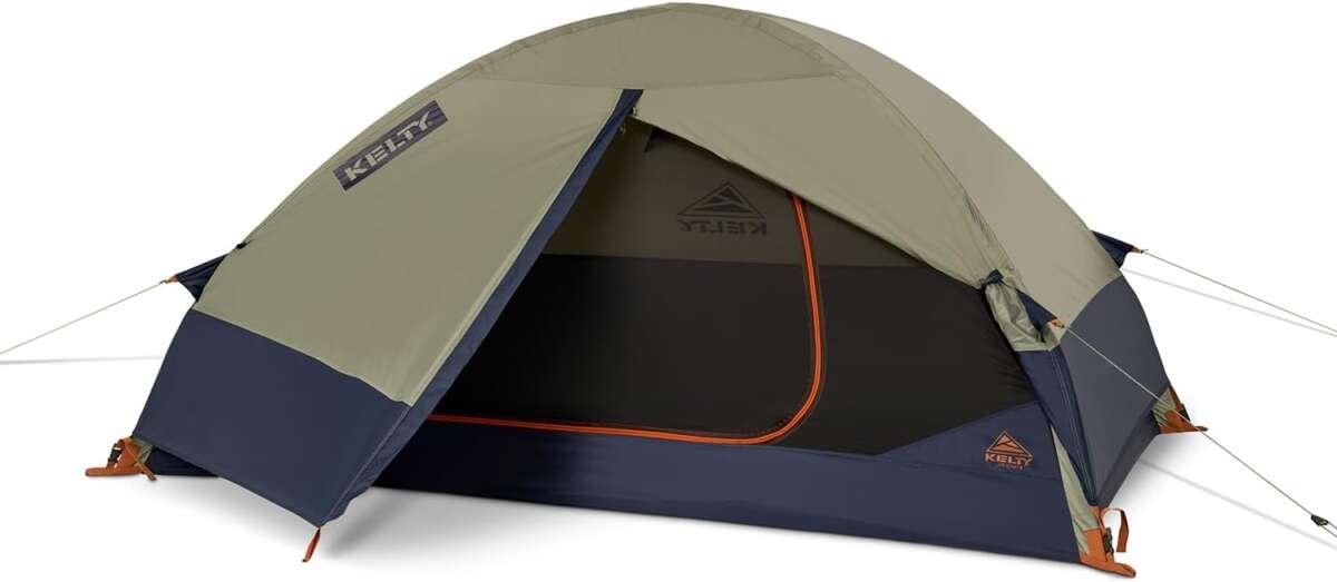 Kelty Late Start Lightweight Two-Man Backpacking Tent with Aluminum Poles