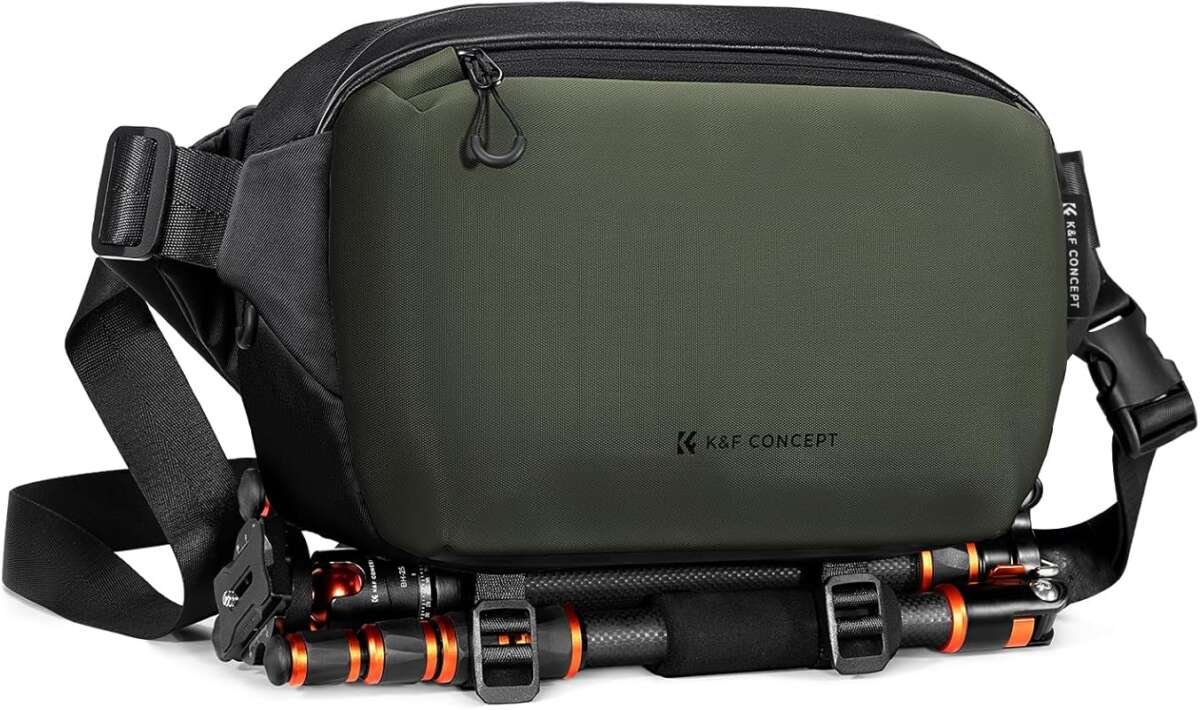 Waterproof K&F CONCEPT Camera Sling Bag for DSLR/SLR/Mirrorless Camera