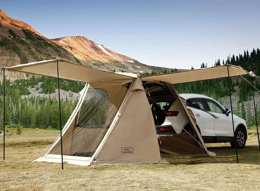 Reliable KAMPKEEPER SUV Car Tent Awning for Tailgating and Outdoor Tra
