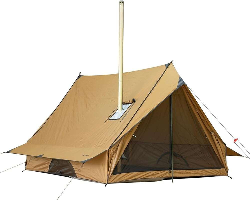 POMOLY Chalet 70 Series Hot Tent - Portable Wall Tent with Stove Jack