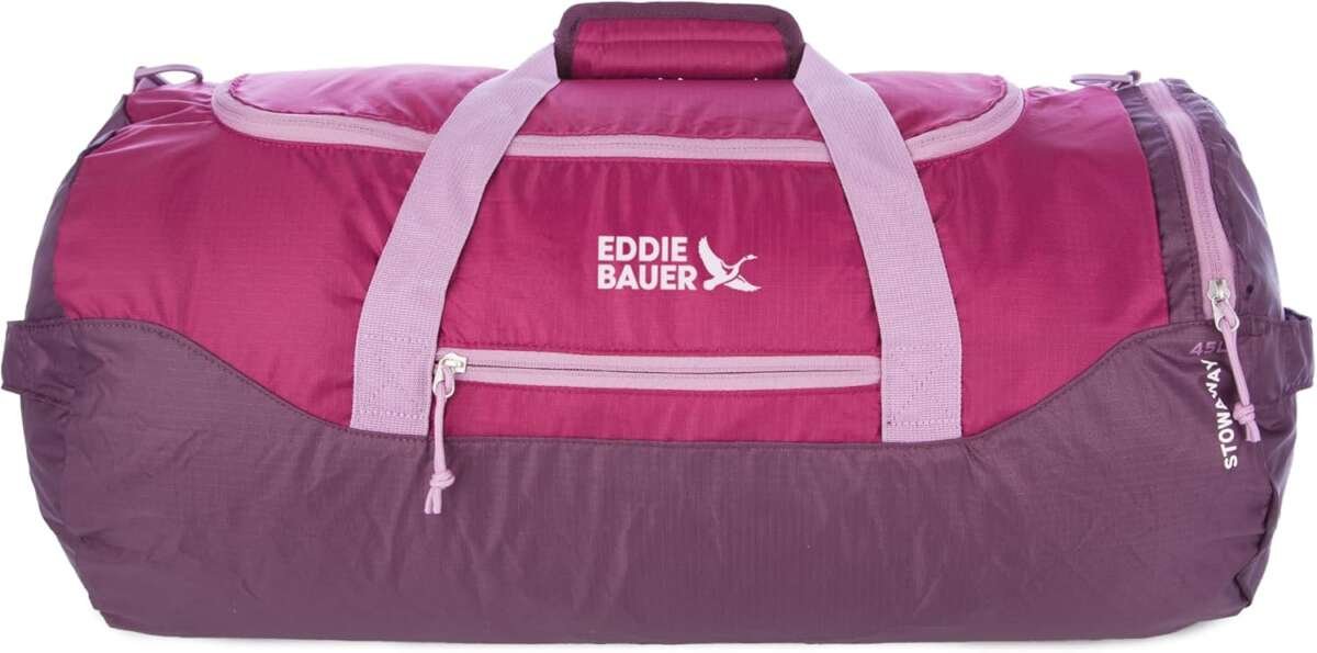 Eddie Bauer Stowaway Lightweight Packable Duffel Bag - Travel-Friendly