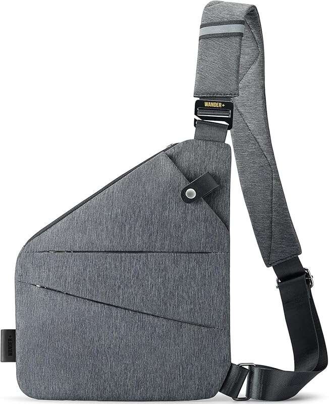 WANDER PLUS® Anti Theft Crossbody Bag: Ideal for Travel, Sports, and W