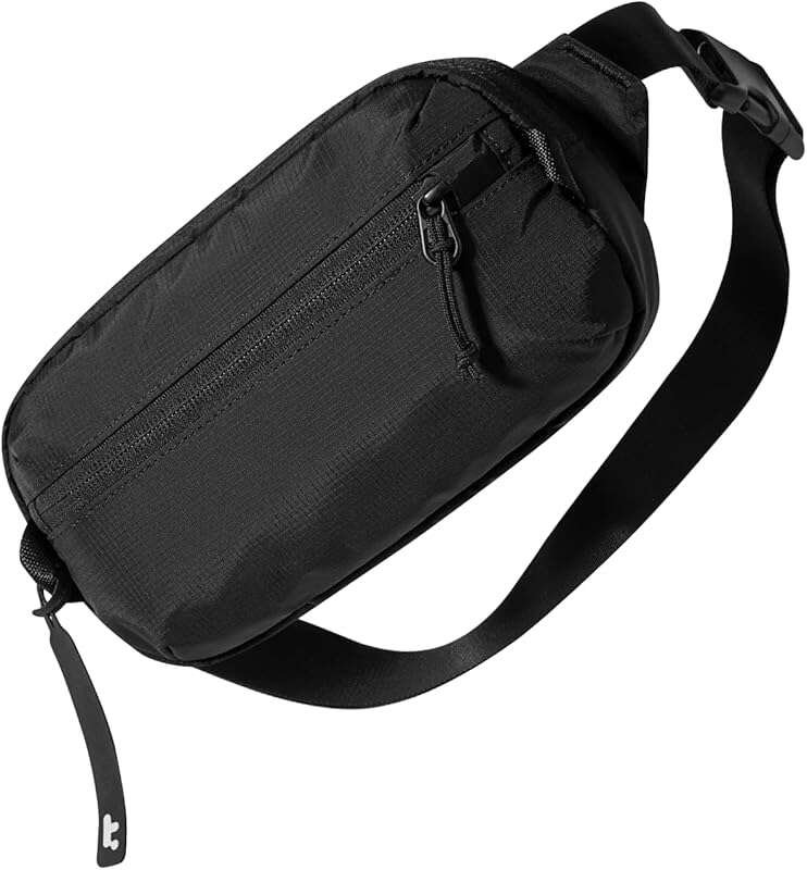 tomtoc 1.5L Sling Bag - RFID Blocking, Water-Resistant Minimalist Crossbody Pack for Travel & Daily Use