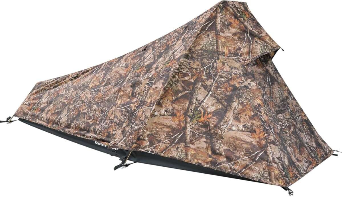 GEERTOP Ultralight Bivy Tent – 3-Season, Waterproof, Single Person for