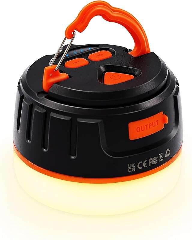 Yonktoo Rechargeable Camping Lantern with 300H Runtime and 6400mAh Bat