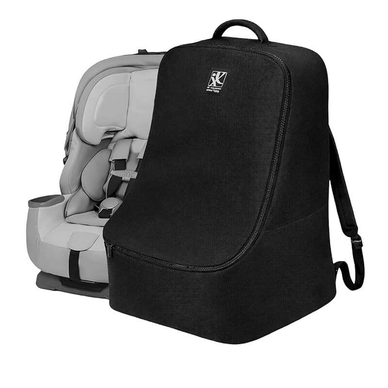 J.L. Childress Padded Backpack Car Seat Bag - Fits Most Baby Carriers