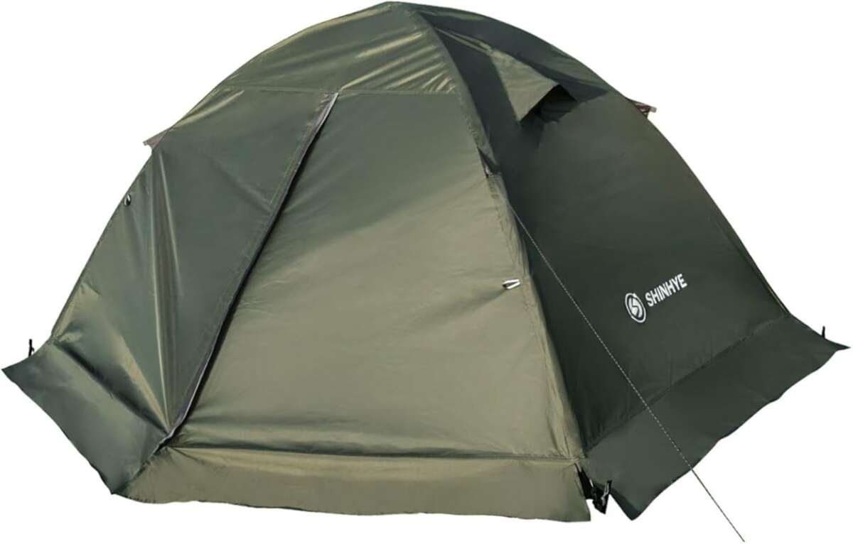 Ultralight 1/2 Person 4-Season Backpacking Tent, Waterproof Double Lay