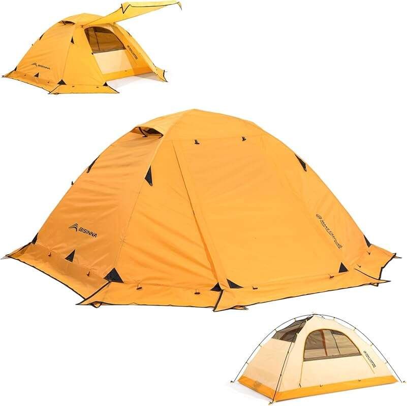 BISINNA 4 Season Lightweight Tent - Waterproof Double Layer for 2 Peop