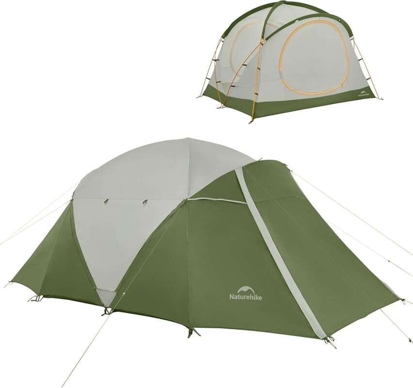 Naturehike KOTA Double-Layer Waterproof Family Tent with Tall Vestibul