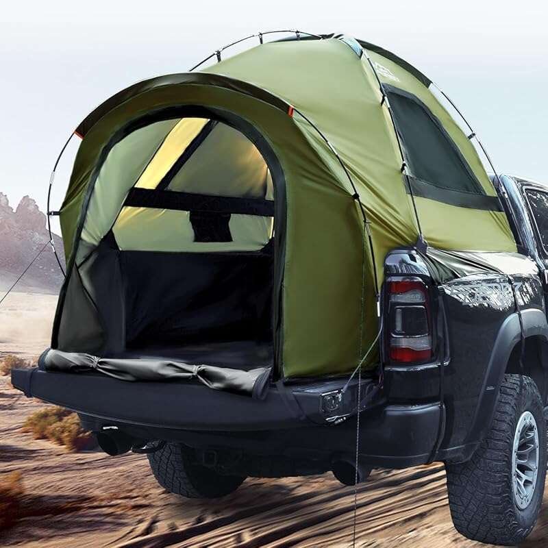 Waterproof Truck Bed Tent for Camping - PU3000mm, Portable Design for
