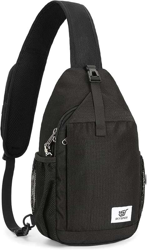 SKYSPER RFID Sling Backpack, Eco-Friendly Crossbody Bag for Travel and