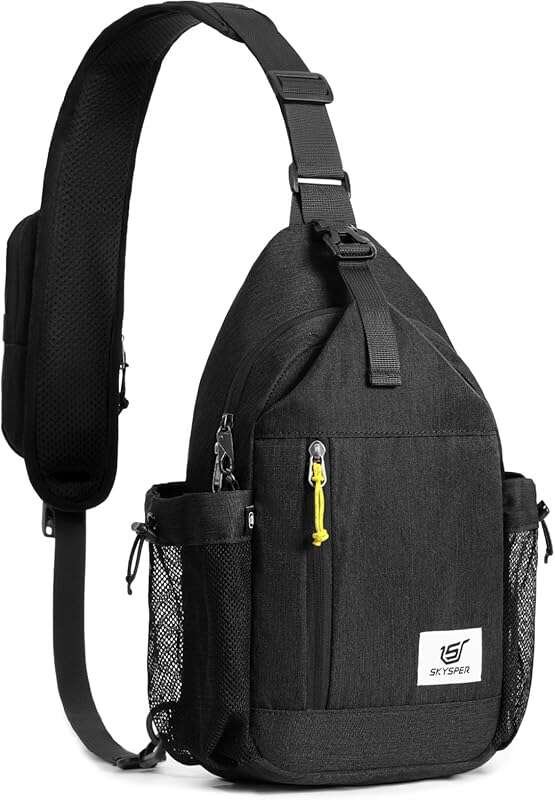 SKYSPER Anti-Theft Sling Bag - RFID Protection Crossbody Backpack for Safe Travel