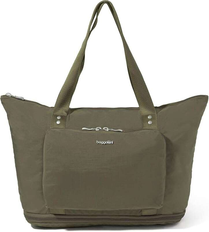 Baggallini Carryall Expandable Tote: Lightweight, Packable, Washable N