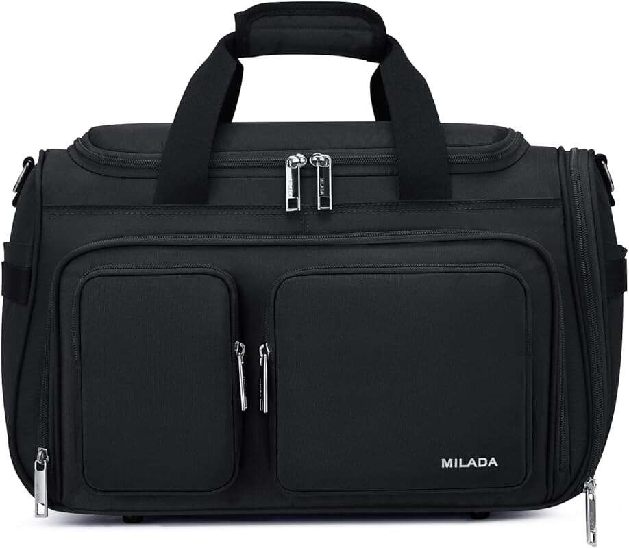 MILADA Lightweight Foldable Carry-On Bag for Airplanes, TSA Approved S