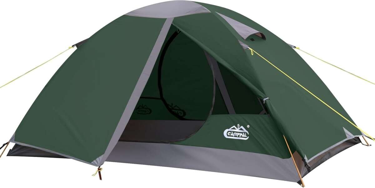 Lightweight 2-Person Waterproof Backpacking Tent, Windproof and Easy t