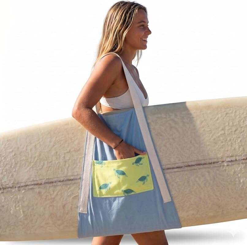 Matani Premium Surfboard Sling Bag - Eco-Friendly Canvas, Reinforced Stitching & Hands-Free Design