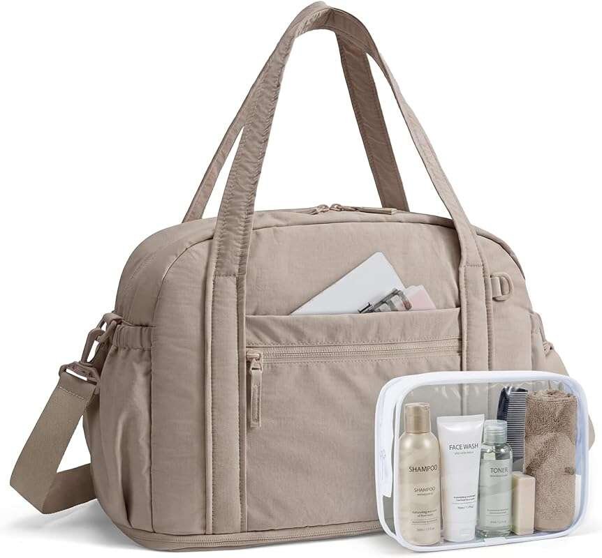 BAGSMART Expandable Personal Item Travel Bag, Lightweight 24L Weekende